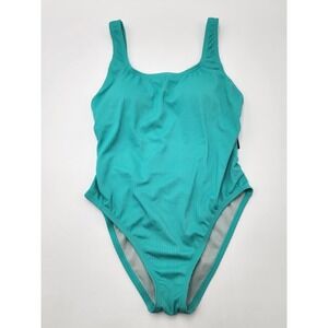 Speedo Women's Swimsuit One Piece Prolt Super Pro‎ Solid Adult Sz 10 Blue